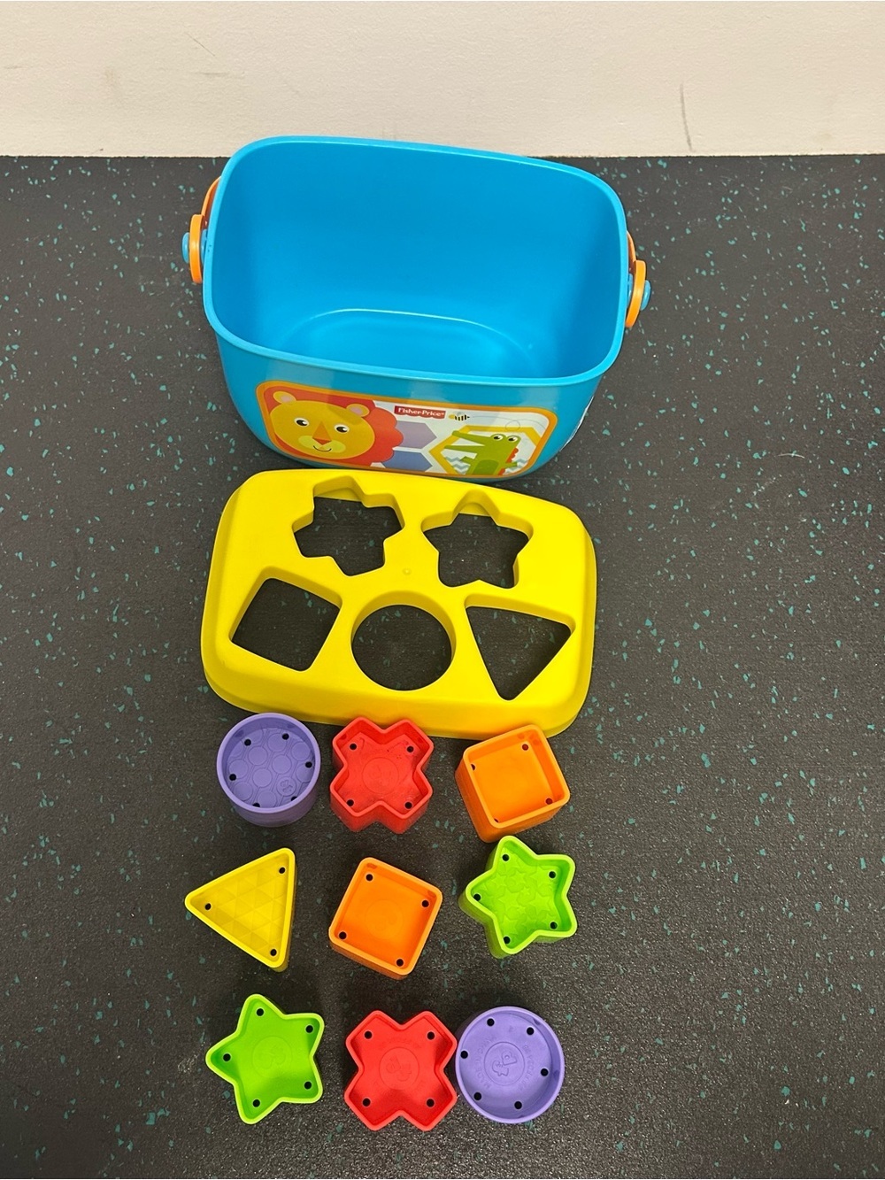 Fisher-Price Baby’s First Blocks Shape Sorter and Storage Bucket